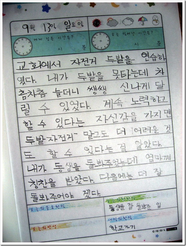 초딩일기 초딩일기
